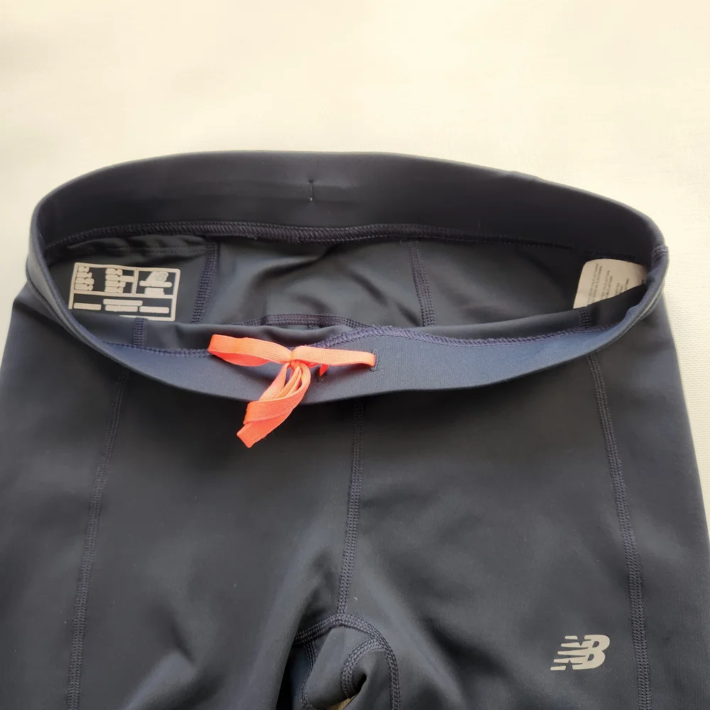 New Balance Women's Swim Leggings - Navy and Pink - Picture 11 of 16